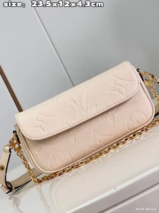 Cheap VUITTON Wallet LOUIS on Chain Ivy 0607
